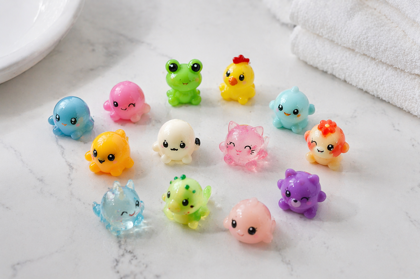 Glow Bath Bombs with Surprise Dolls
