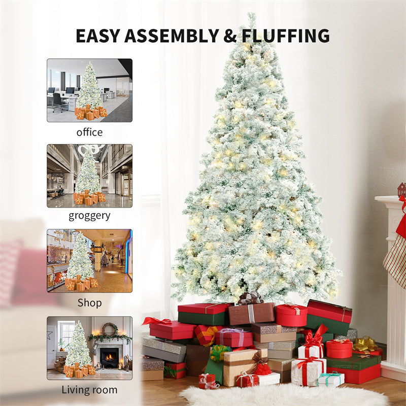 PVC Artificial Snow Christmas Tree