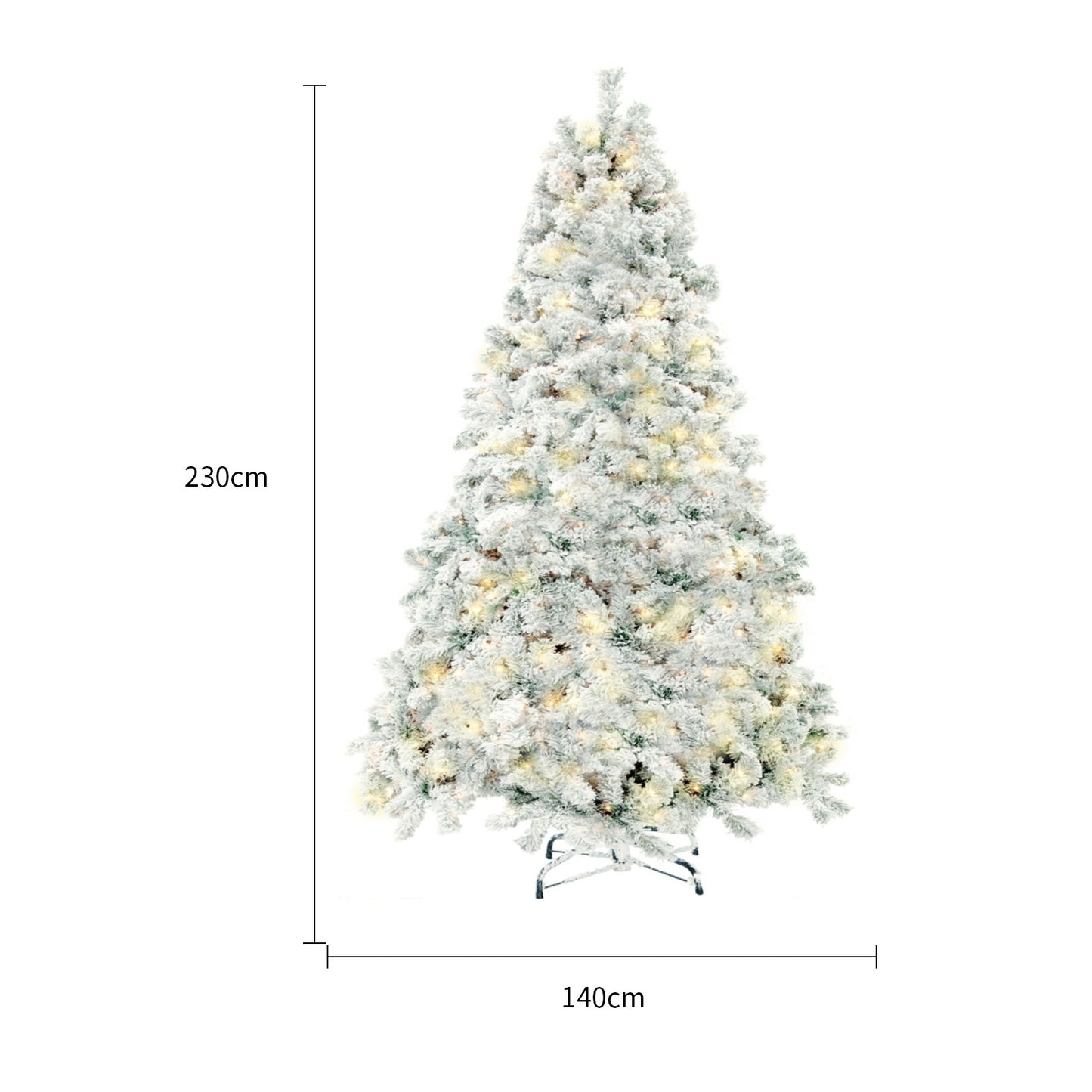 PVC Artificial Snow Christmas Tree