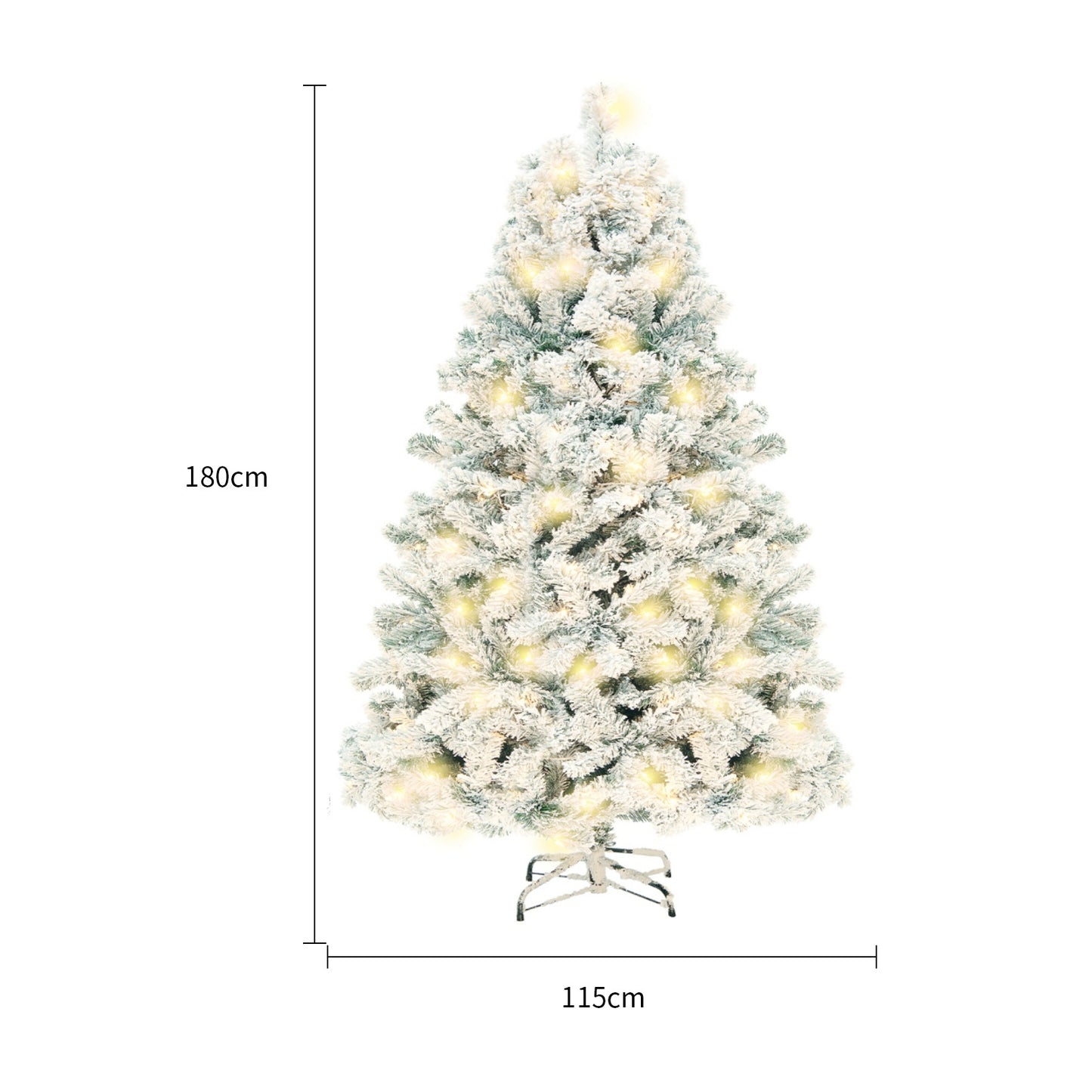 PVC Artificial Snow Christmas Tree