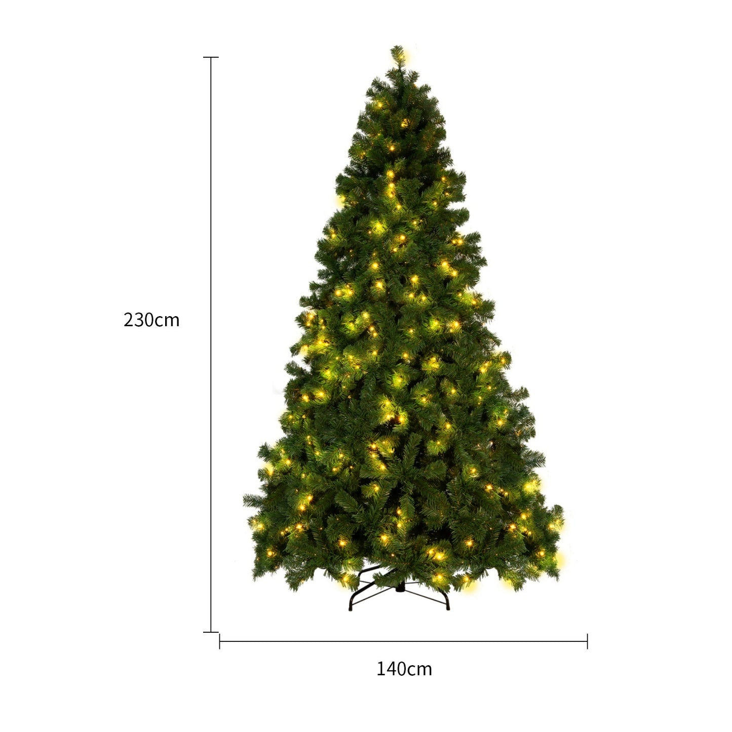 PVC Artificial Snow Christmas Tree